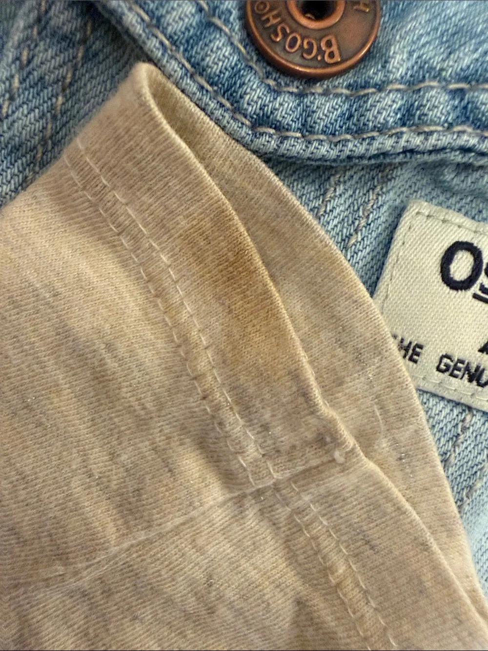 OshKosh B'gosh Light Wash Denim Overalls for Kids